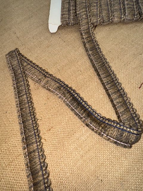 Upholstery Brush Fringe/ Ruche Trim - Middle Earth