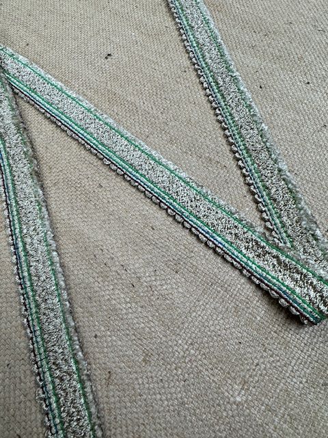 Upholstery Brush Fringe/ Ruche Trim - Golden Oat