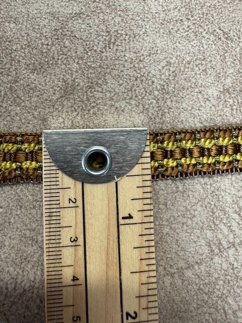 Upholstery Decorative Flat Braid Trim - Brown Pistachio