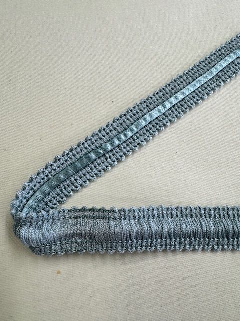 Upholstery Braid/Gimp Trim - Silver Blue