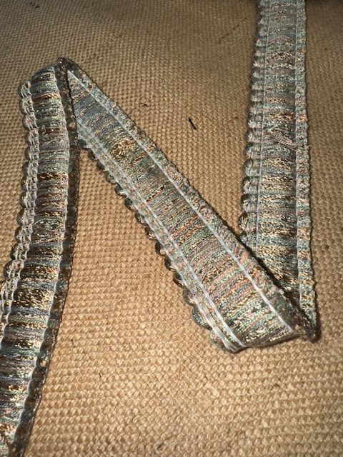 Upholstery Brush Fringe/ Ruche Trim - Peppermint Mix