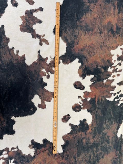 The Art Of Loom Animal Prints Collection Cowhide Velvet Upholstery Fabric