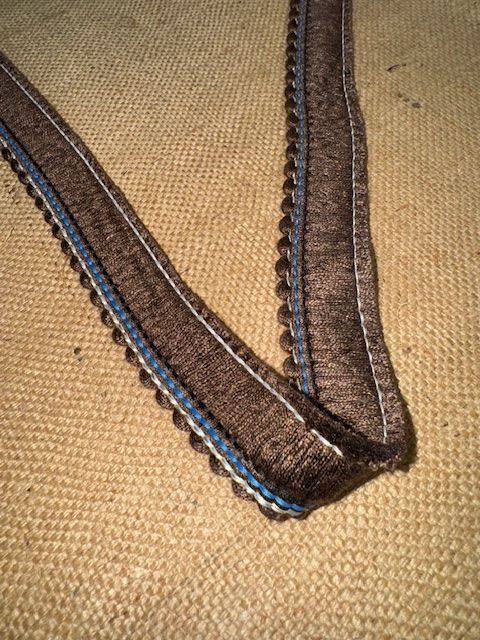 Upholstery Brush Fringe/ Ruche Trim - Mid/Dark Brown