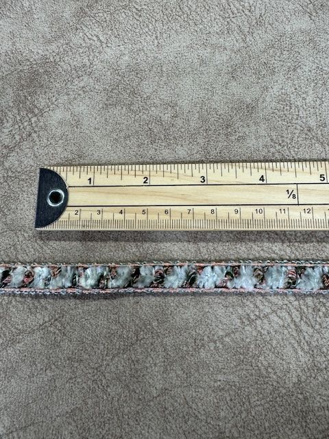 Upholstery Luxury Tufted Boucle Braid Trim - Ice Blue