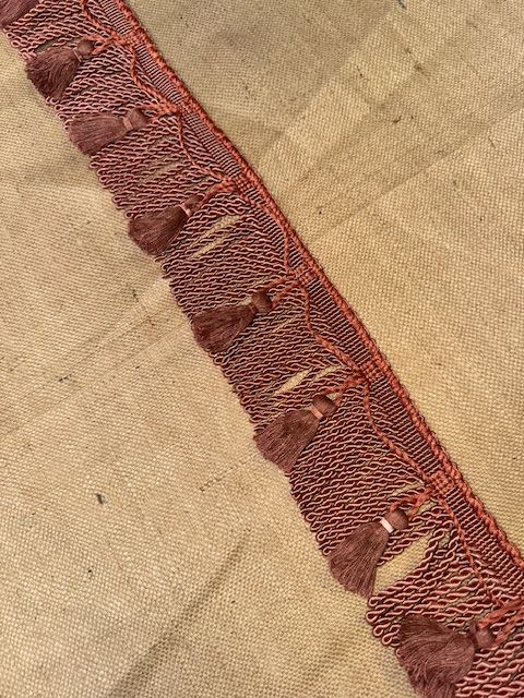 Upholstery Spectrum Bullion Tassel Fringe - Flamingo - Soft Options upholstery trim