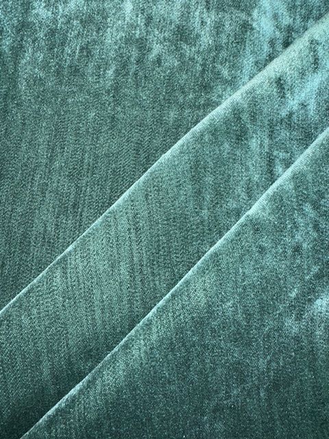 Ross Fabrics Mischgewebe Samt Crash Slub Hunter Green Polsterstoff