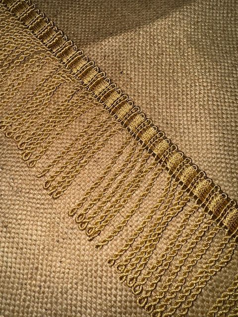 Upholstery Spectrum Decorative Synthetic Viscose Rope Fringe - Gold