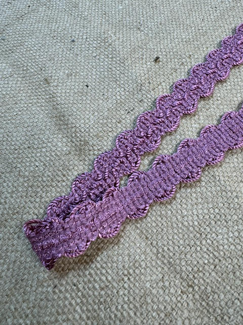 Upholstery Haberdashery Wide Decorative Braid - Mauve Pink