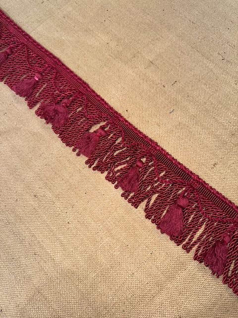 Upholstery Spectrum Bullion Tassel Fringe - Cherry Red
