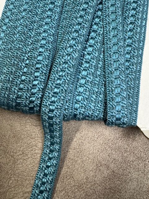 Upholstery Flat Braid Trim - Sea Breeze - Soft Options upholstery trim