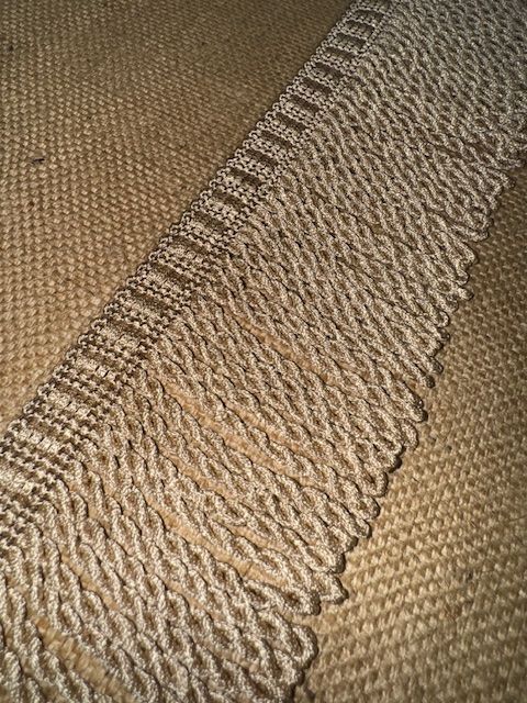 Upholstery Spectrum Roman Fringe - Braided top Rope - Biscuit