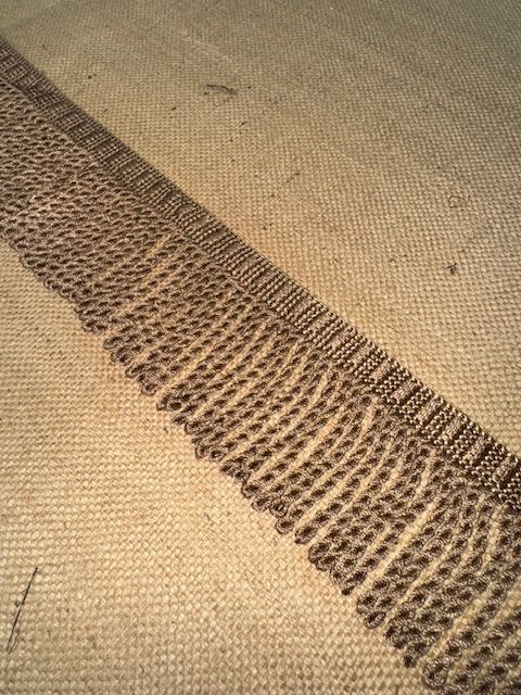 Upholstery Spectrum Roman Fringe - Braided top Rope - Fudge