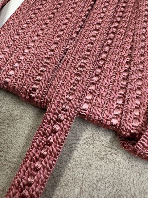 Upholstery Flat Braid Trim - Coral - Soft Options upholstery trim
