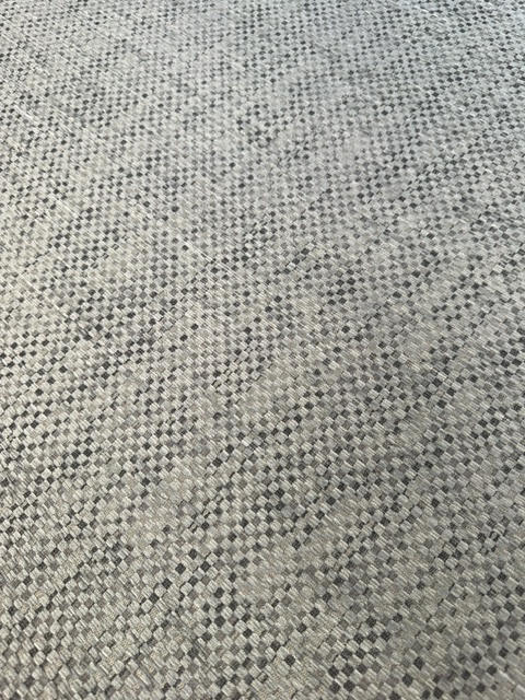Ross Fabrics Dobby Grey Heavy Weave Upholstery Fabric