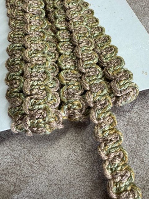 Upholstery Braid/Gimp Trim - Mid Sage Biscuit Mix - Soft Options upholstery trim