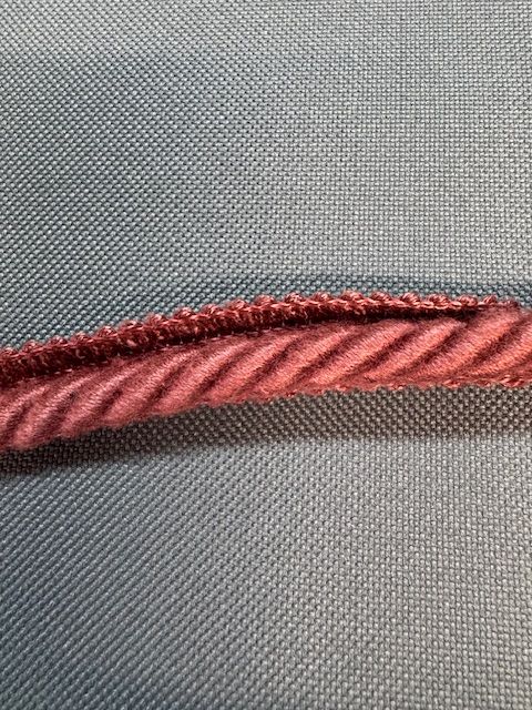 Upholstery Flanged Cord - Deep Salmon