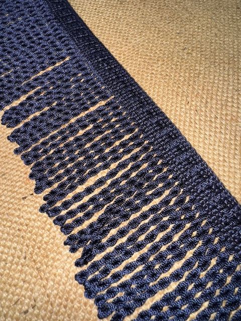 Upholstery Spectrum Roman Fringe - Braided top Rope - Midnight