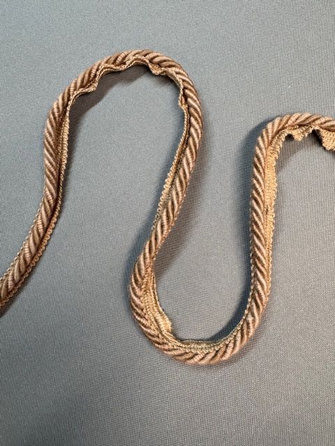 Upholstery Flanged Cord - Mid Brown/Salmon Mix