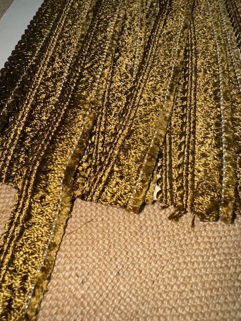 Upholstery Brush Fringe/ Ruche Trim - Burnt Cinnamon - Soft Options upholstery trim