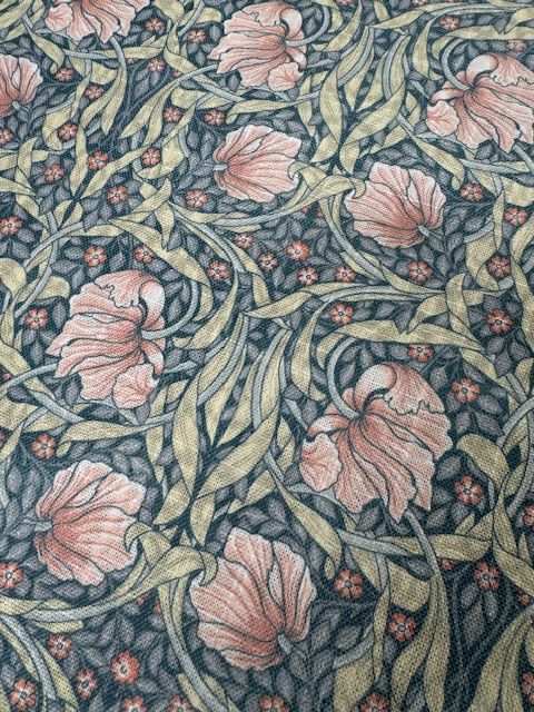 Chatham Glyn William Morris Pimpernel Rust Chenille Upholstery Fabric