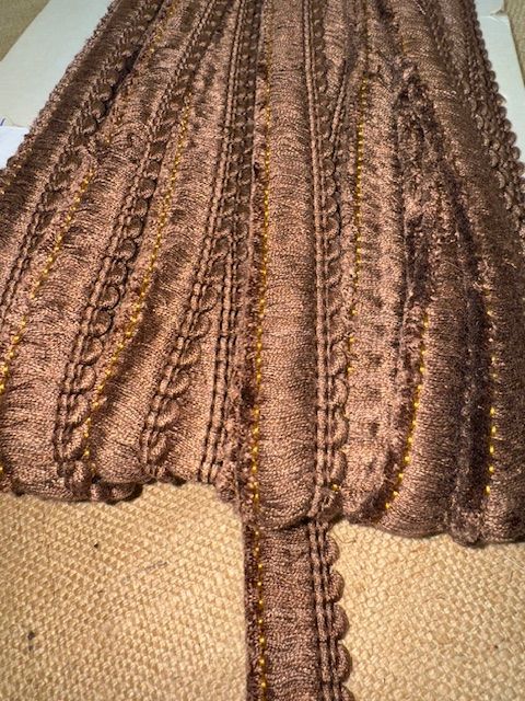Upholstery Brush Fringe/ Ruche Trim - Mid Elk - Soft Options upholstery trim