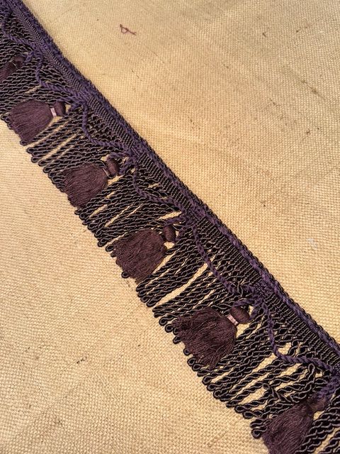 Upholstery Spectrum Bullion Tassel Fringe - Deep Plum