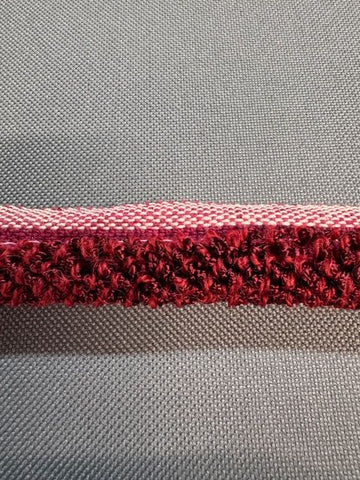 Upholstery Berry Ruche Trim - Wine - Soft Options upholstery trim