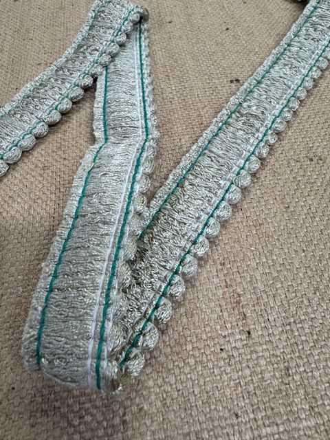 Upholstery Brush Fringe/ Ruche Trim - Oyster