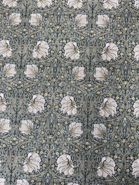 Chatham Glyn William Morris Pimpernel Sage Chenille Upholstery Fabric
