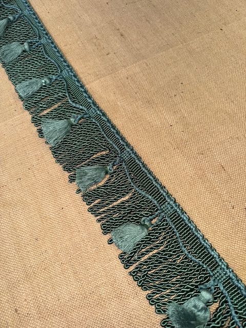 Upholstery Spectrum Bullion Tassel Fringe - Jade Green
