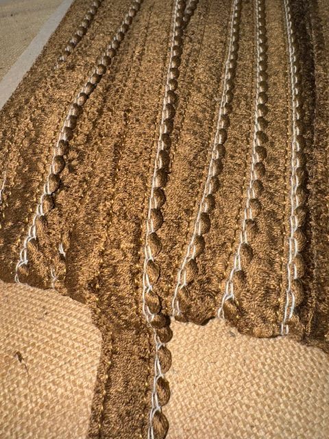 Upholstery Brush Fringe/ Ruche Trim - Tawny