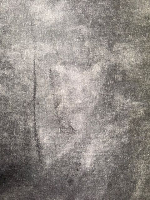 Cure Charcoal Slub Velvet Upholstery Fabric