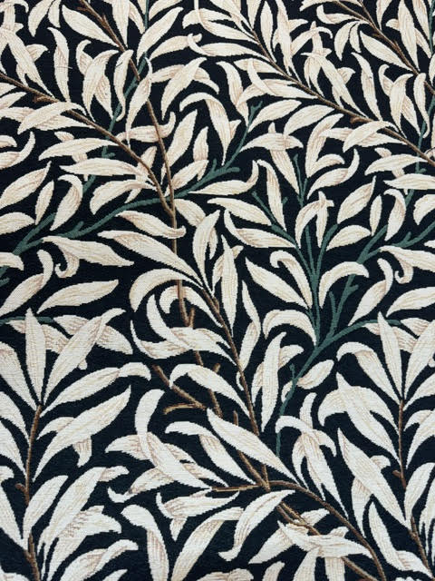 Chatham Glyn William Morris Willow Bough Ebony Chenille Upholstery Fabric
