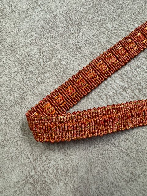 Upholstery Decoratove Braid Trim - Pumpkin Orange