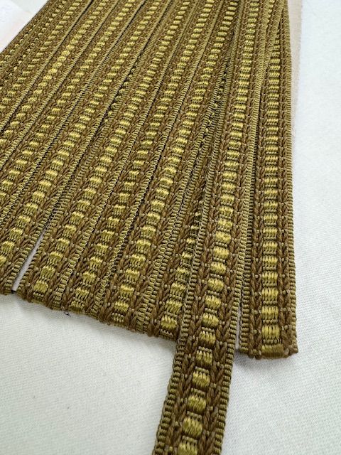Upholstery Braid/Gimp Trim - Moss Gold - Soft Options upholstery trim