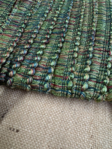 Upholstery Brush Fringe/ Ruche Trim - Grass Green - Soft Options upholstery trim