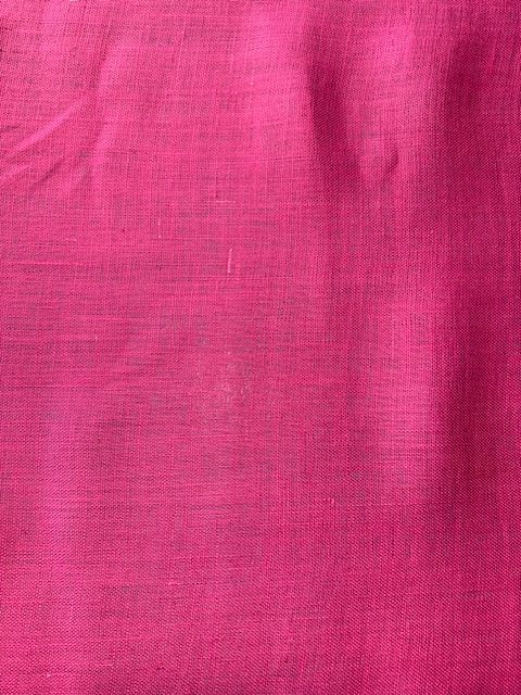 Pink Hessian Decorative Fabric - Fire Retardant
