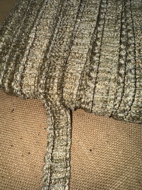 Upholstery Brush Fringe/ Ruche Trim - Sandy Gold