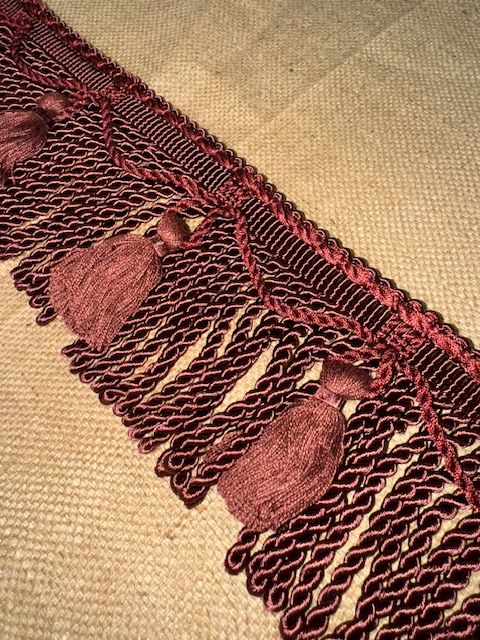 Upholstery Spectrum Bullion Tassel Fringe - Rich Plum