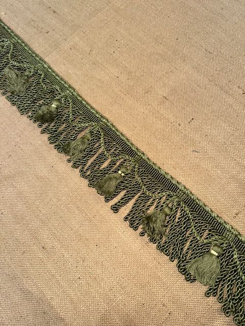 Upholstery Spectrum Bullion Tassel Fringe - Fern Green