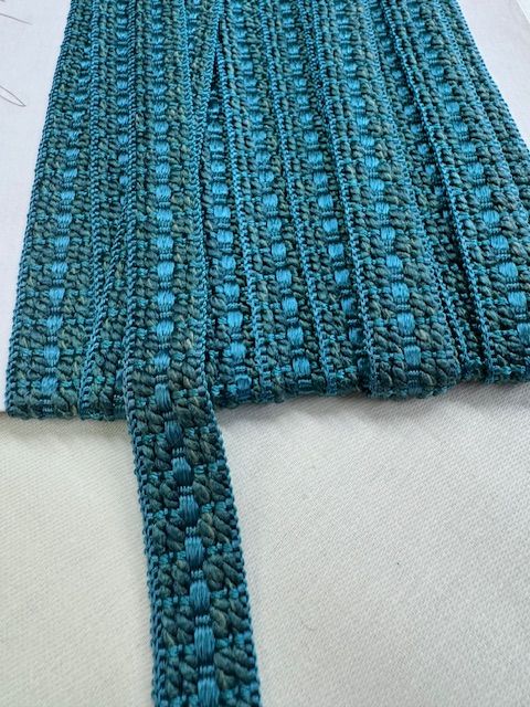 Upholstery Braid/Gimp Trim - Petrol Blue - Soft Options upholstery trim