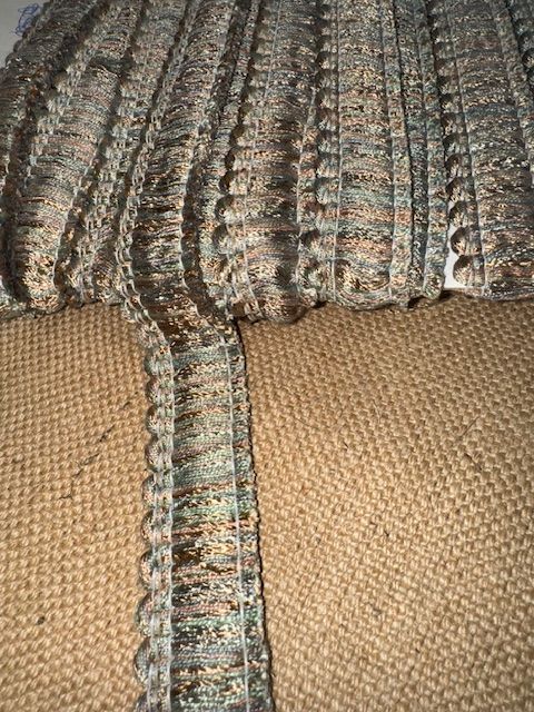 Upholstery Brush Fringe/ Ruche Trim - Peppermint Mix