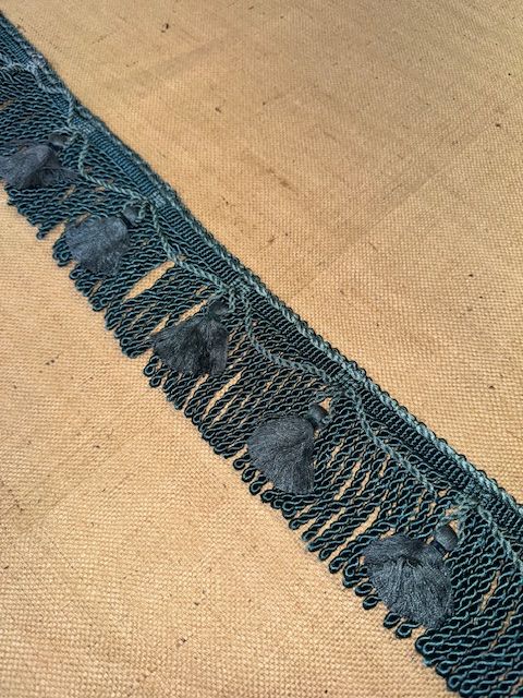 Upholstery Spectrum Bullion Tassel Fringe - Petrol Blue