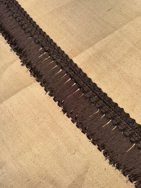 Upholstery Swing Fringe with Decorative Braided Top - Bournville