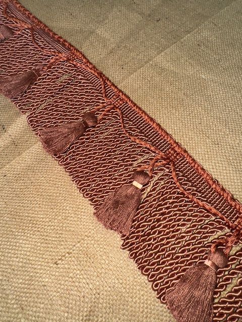 Upholstery Spectrum Bullion Tassel Fringe - Flamingo