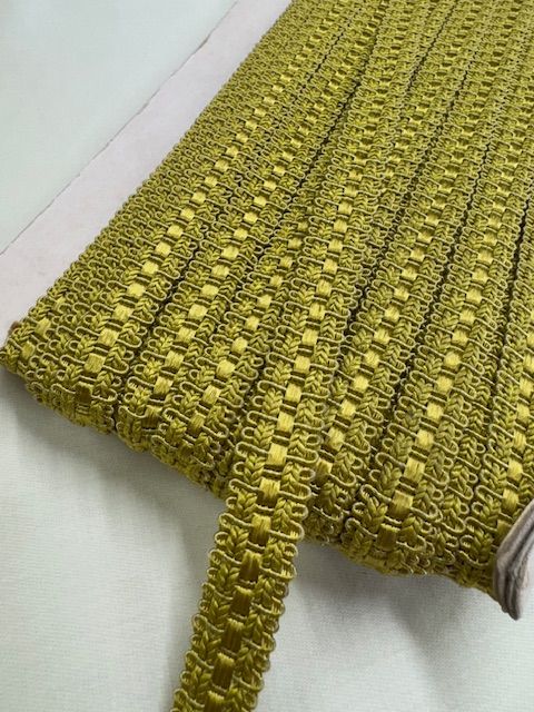 Upholstery Braid/Gimp Trim - Lime Gold - Soft Options upholstery trim