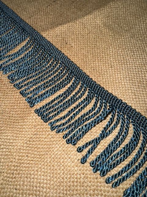 Upholstery Spectrum Decorative Synthetic Viscose Rope Fringe - Teal