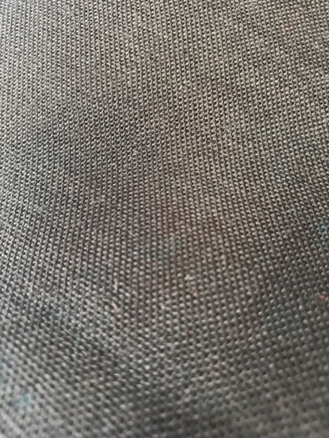 Black Hessian Decorative Fabric - Fire Retardant