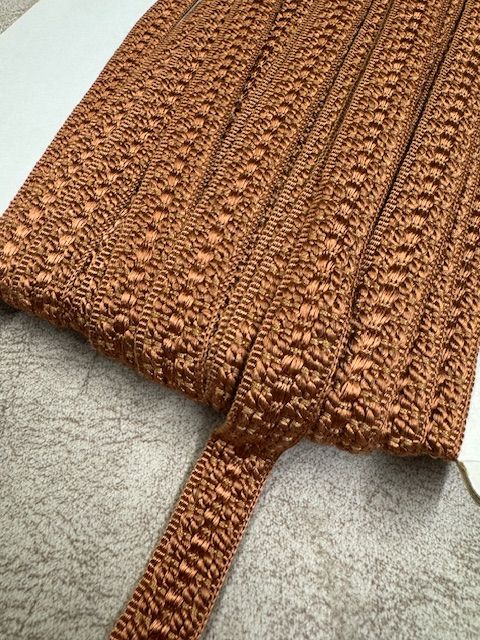Upholstery Flat Braid Trim - Old Brick - Soft Options upholstery trim