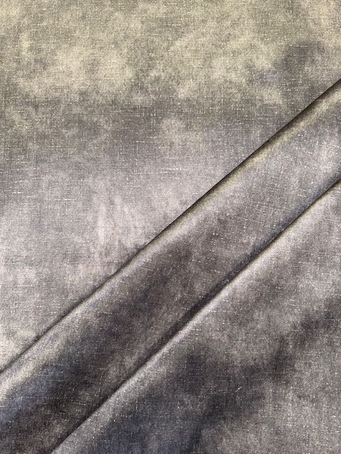 Cure Charcoal Slub Velvet Upholstery Fabric
